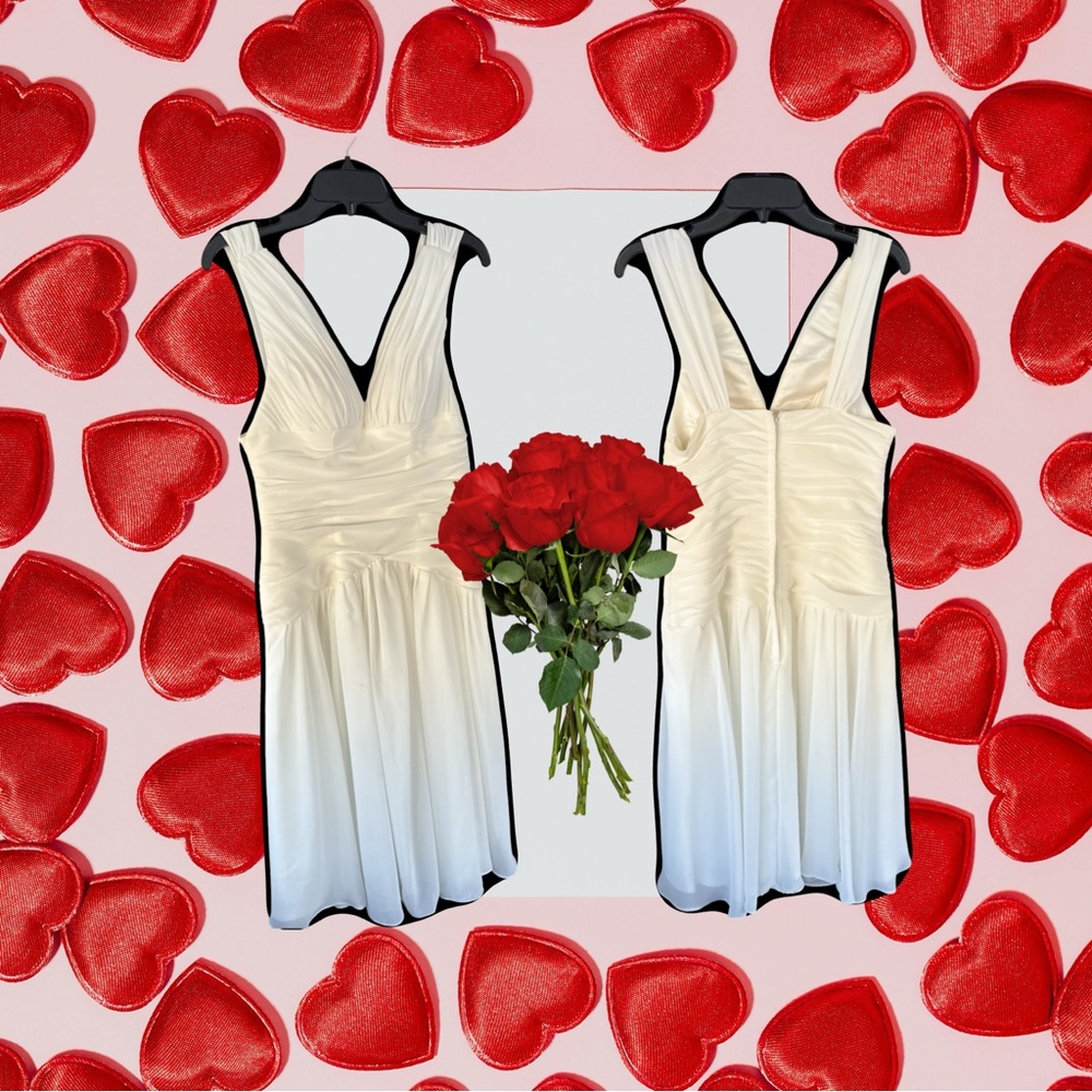 Chic Backless Cream Dress